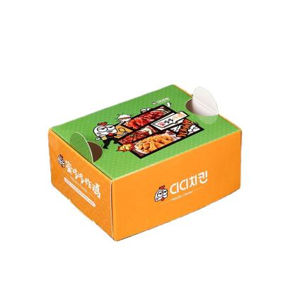 China Factory Wholesale Recyclable Microwave Lunch Box Portable Disposable Fast Food Paper Box for sale