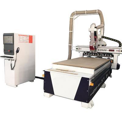 China Hotels Linear ATC 3d CNC Wood Router With 850w Servo Motor Driver for sale