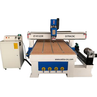 China MDF 4 Axis CNC Wood Router 3d 1325 Woodworking ACRYLIC ALUMINUM Heavy Duty 4 Axis Woodworking Machine For Woodworking Industry for sale