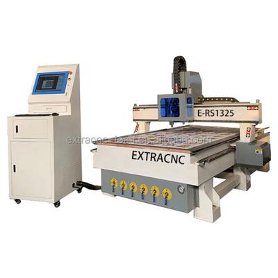 China Building Material Shops Foam 3d Engraving And Cutting Cnc Router 1325 Wood Machine With Oscillating Knife for sale