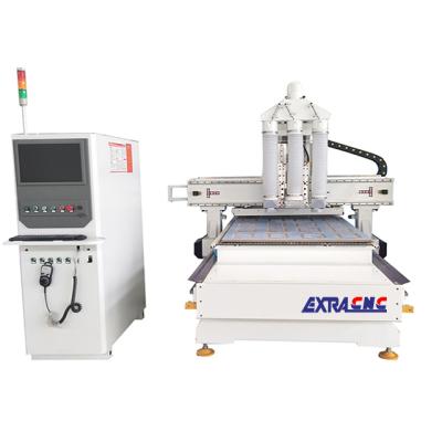 China Acrylic PVC Wood Engraving Cutting 2030 2040 CNC Router Wood Milling Cabinets Drilling CNC ATC Router With 5+4 Boring Head for sale