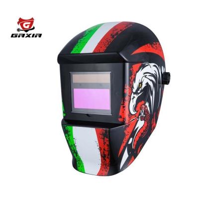 China PP Gaxia (JX 1300 I) Light DIN 3 Shade Decals Pictures Auto Darkening Welding Helmet (Custom) for sale