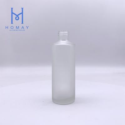 China Frosted Glass Personal Care 85ml Clear Perfume Spray Bottles With Spray Pump for sale