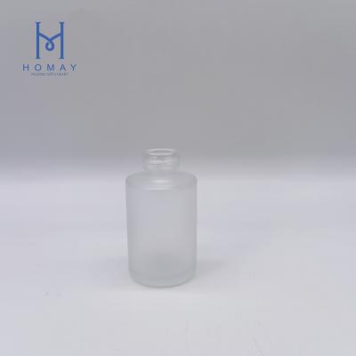 China Homay Cosmetic Packaging Perfume 30ml Glass High Quality Clear Frosted Bottles For Cosmetic With Spray Pumps for sale