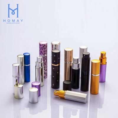 China Personal Care Customized Aluminum Cover Perfume Bottles With Spray Pump for sale