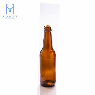 China 330ml Glass Amber Beverage Beer Bottle for sale