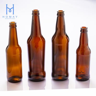 China Beverage Hotsale Beer Glass Bottles Green Blue Clear Amber Beer Bottle for sale