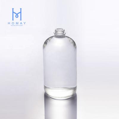 China Wholesale 30ml 1oz Boston Round Glass Bottle Cosmetic Clear Spray Bottle for sale