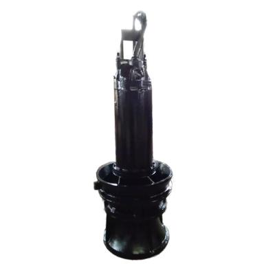 China Axial flow vertical submersible water pump for sewage transport and flood control for sale