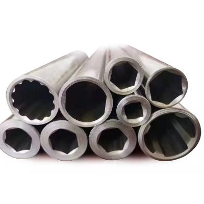 China High Brightness Seamless Tubes And Pipes Special Shaped Tube , Liquid Tube Low Carbon Precision High Brightness Steel Pipe for sale