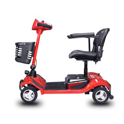 China Folding Electric Mobility Scooter With 4 Wheel For Elderly Using 10 - 20Ah for sale