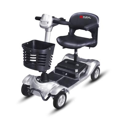 China Long Stroke Four Wheel Electric Travel Mobility Scooter For Older Folding Scooter 10 - 20Ah for sale