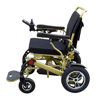 China Aluminum Alloy Electric Wheelchair With Top Quality Automatic Folding Widely Used Intelligent Electric Wheelchair For Handicapped for sale