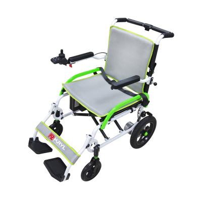 China Aluminum Alloy Light Power Wheelchair Aluminum Lightweight Electric Wheelchair For Elderly for sale