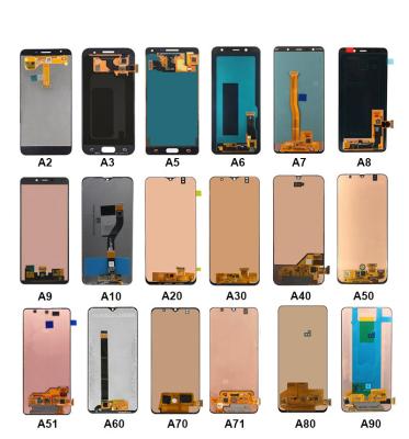 China high brightness & Good Touch Factory Direct Sale For Samsung Galaxy A10 A20 A30 A40 A50 A70 LCD With Frame Display Screen Pantallas A10 A20 A30 A40 A50 A70 for sale