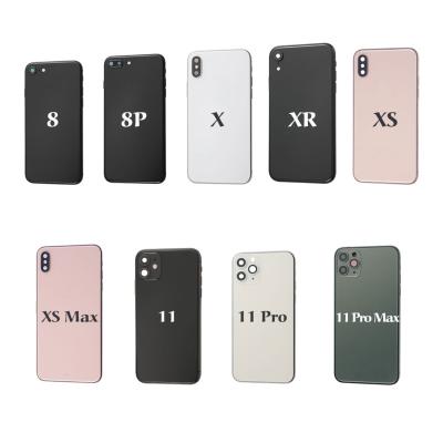 China Wholesale Big Hole Back Glass Back Glass For Iphone For Iphone Back Cover Big Hole Back Glass For Iphone 8 8 plus max max X Xs Xr Xs 11 12 13 pro for sale