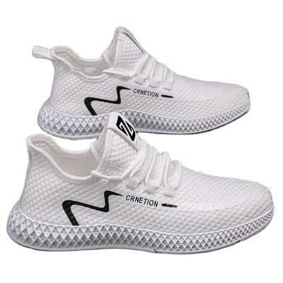 China Fashion Trend Factory Wholesale Men's Black Casual Sneakers Upper Low Top Wear Resistant Sports Shoes for sale