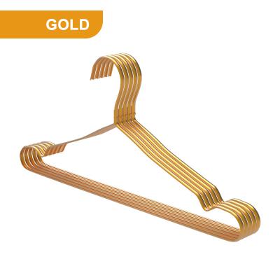 China 2021 wholesale cheap aluminum hangers durable/rustproof/stable/light weight 2021 for fabric metal hangers for sale