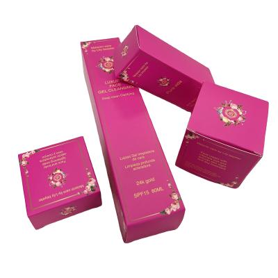 China Wholesale Custom Recyclable Luxury Rigid Paper Printing Cosmetic Perfume Packaging Box Cosmetic Fragrance Box for sale