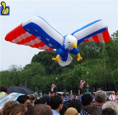 China Giant Sales Promotion Parade Event Balloon , Custom Inflatable Flying Bald Eagle Balloon for sale