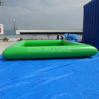 China 0.9mm PVC best price custom green inflatable water pool, inflatable swimming pool for outdoor party for sale