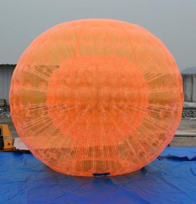 China Toy Orange inflatable inflatable hamster zorb ball for kids for sale