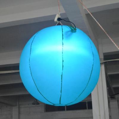 China 210T Nylon Ripstop Oxford Taffeta Party Decoration Inflatable Lighting Ball, LED Inflatable Hanging Balloon C2032-1 for sale