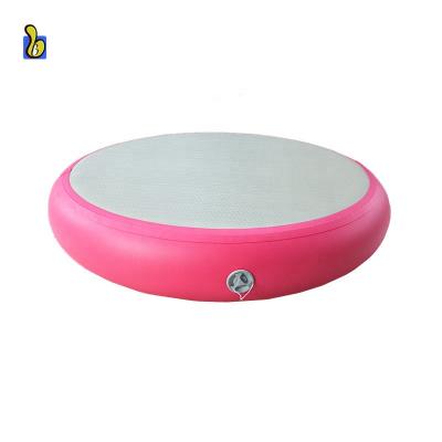 China Round Gymnastics Mat Air Track Airspot Gymnastics DWF Inflatable Circle for sale