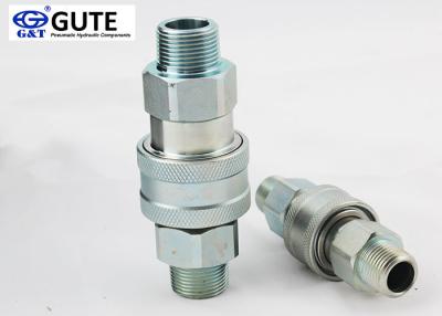 China Male Thread Hydraulic Quick Disconnect Couplings 3/8