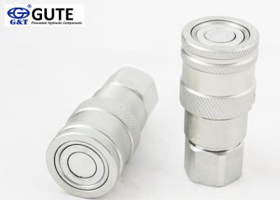 China 1 Inch ISO Hydraulic Couplers , ISO16028 Stainless Steel Quick Disconnect Couplings for sale