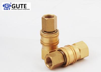 China American Type Brass Quick Coupler Straight Through GT-K1-06 For High Pressure Water for sale