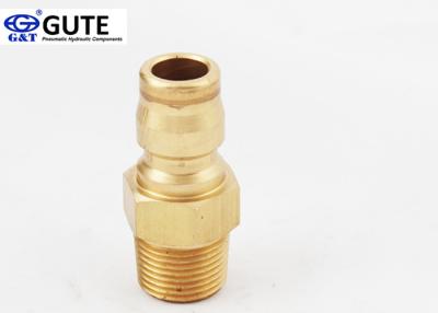 China Non - Valve Hydraulic Quick Disconnect , Brass 1 Inch Quick Disconnect Fittings for sale