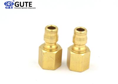 China Interchangeable Straight Through Coupler , Brass Power Washer Quick Connect Fittings for sale