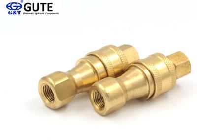 China Bidirectional Flow Brass Quick Coupler 3/4