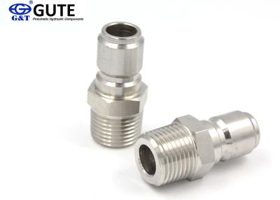 China 1/4 Inch Straight Through Coupler , GT-K1-02 Quick Connect Coupler For Pressure Washer for sale