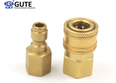 China Não - o acoplador rápido de bronze Valved, GT-K1-04 1/2” conecta rapidamente os encaixes da água à venda