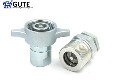 China Interchangeable Double Shut Off Coupling , Screw - To - Connect Quick Release Connector for sale