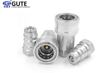 China Double Shut Off Hydraulic Quick Disconnect Fittings GT-A1-06 3/4