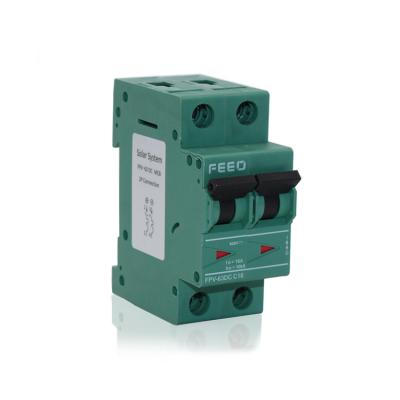 China Mini DC Circuit Breaker 2p Solar 600v MCB 6kA/10kA for sale