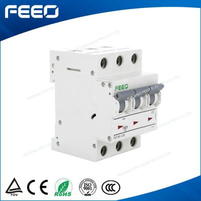 China FEEO FE7-63 1P, 2P, 3P, 4P Miniature AC MCB Circuit Breaker 230V400VAC 1-63A China Manufacturer Over Voltage Protection MCB FE7 for sale