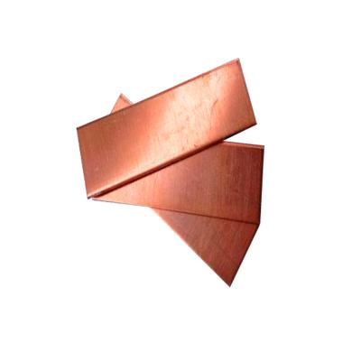 China Zhonghuan copper grade of 99.9% purity pure and unalloyed pure or unalloyed copper plate /sheet for sale