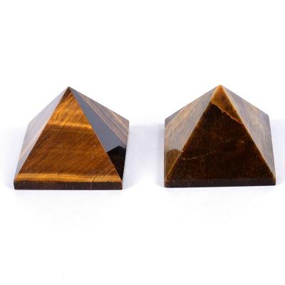 China Wholesale Crystal Europe Singing Pyramid Orgone Pyramids Crystals Tigers Eye Pyramid for sale