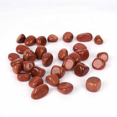 China Wholesale Natural Quartz Crystal Healing Stone Red Sands Crystal Gravel Crystal Tumbled Stone from Europe for sale