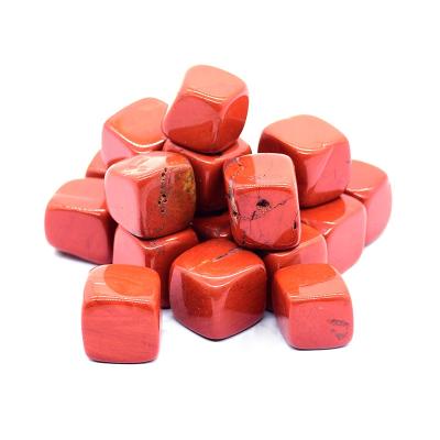 China Ore Chip Natural Point Tumbled Beads Jasper Crystal Gravel Gems Decoration Stone Natural Red From Europe Wholesale 100g Te koop