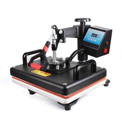 China Garment Shops 29*38CM Digital Swing T-shirt Heat Press Machine Garment Case Multifunctional Heat Transfer Machine Sublimation Heat Printing Machine for sale