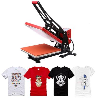 China Garment Shops 38*38CM LED T-shirt Heat Press Machine Glass Multifunction Bezel Puzzle Rock Machine Filter Machine Glass Wood Sublimation Transfer for sale