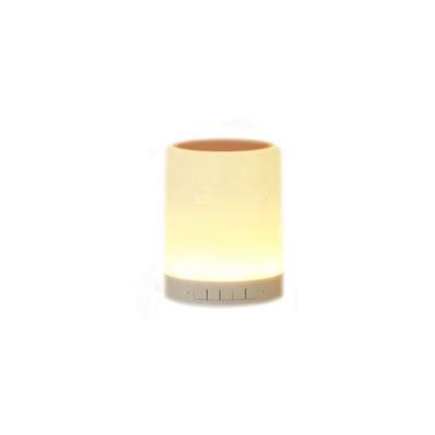 Cina Audio TF Card Slot FM Stereo Sound LED Music Wireless Smart Luminous Speaker in vendita