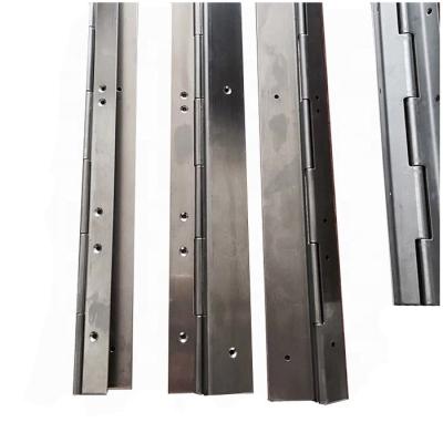 China With Holes / No Holes High Quality Solid Continuous Heavy Duty Industrial Piano Crank Long Stainless Steel Hinge for sale