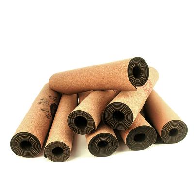 China Cork Custom Thickness Private Sign of Cork Yoga Mat Gym Mat Yoga Mat for sale