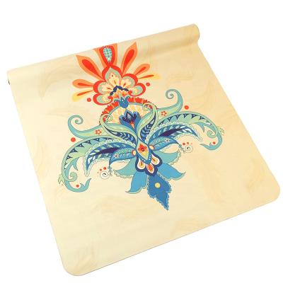 China Fitness & Yoga exercises original eco yoga mat and best yoga mat supplies screen printing on yoga mats for sale